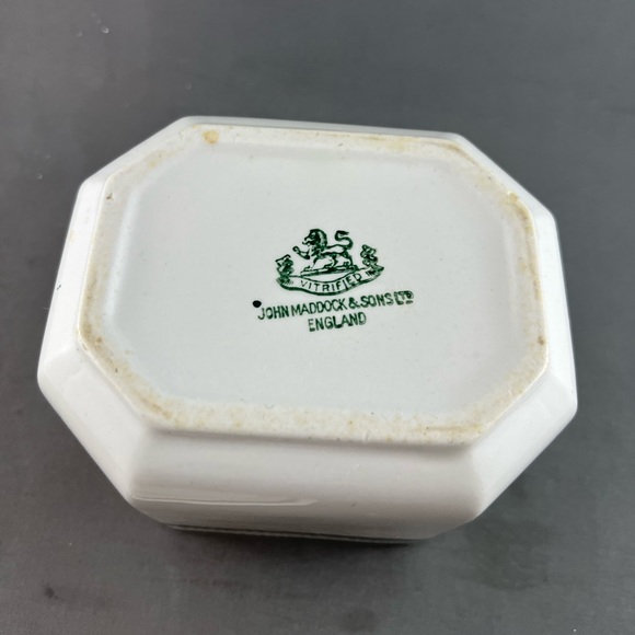 Antique English Tea Canister  (Tea caddy box). John Maddock & Sons England - Picture 4 of 4